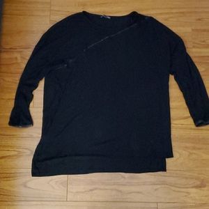 Oversized black sweater